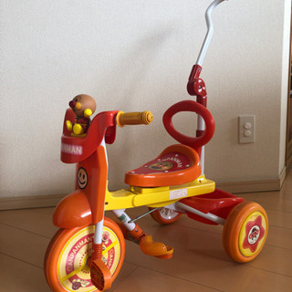 [お取引決定しました]中古品  アンパンマン三輪車