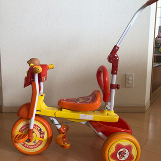 [お取引決定しました]中古品  アンパンマン三輪車の画像