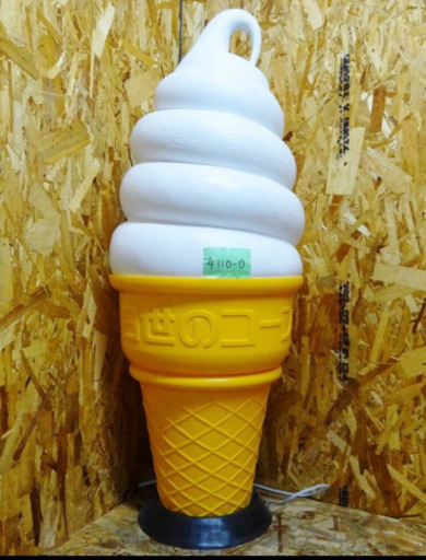 (4110-0）☆日世☆ソフトクリーム電飾看板/店頭用♪