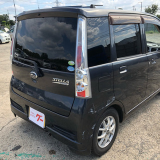 カーショップエイブル スバル ステラカスタム 車検付き！増税前最終セール！早い者勝ち！コミコミ7.7万！下取り、配送可能！の画像
