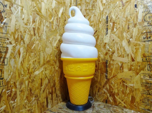 (4111-0）☆日世☆ソフトクリーム電飾看板/店頭用♪
