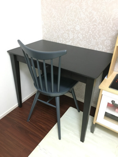 未使用★土日での引き渡し@戸塚駅周辺【桜屋工業CHERRY/デスク】&【FUJIEI/メグチェア】のセット