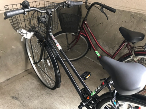 ほぼ新品！2019.5月に購入した黒い変速自転車