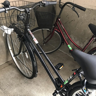 ほぼ新品！2019.5月に購入した黒い変速自転車