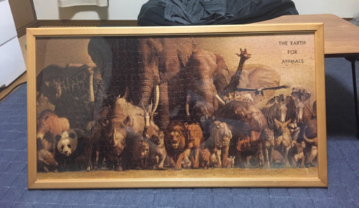 額縁とセットのジグソーパズル 1000ピース