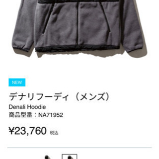 ノースフェイス デナリフーディの画像