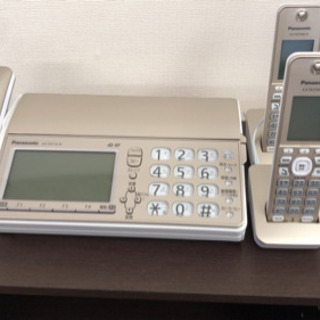 Panasonic ＦＡＸ電話（子機2台付）