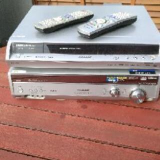 【値下げ￥4000→￥2000】HDD/DVD レコーダー&AVアンプ