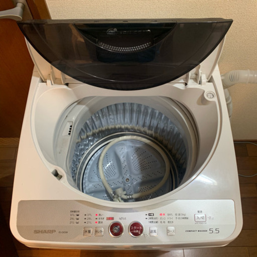 【交渉中】SHARP★洗濯機5.5kg Agイオン機能付き