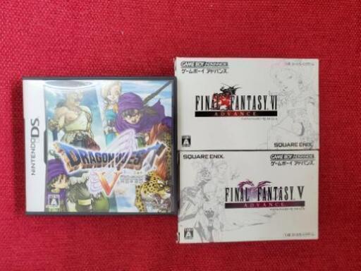 【お譲り先決定済み】【中古】ドラクエⅤ＆FF Ⅴ＆FF Ⅵ