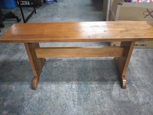 ［木製ベンチ］⁑リサイクルショップヘルプ