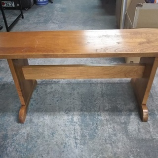 ［木製ベンチ］⁑リサイクルショップヘルプ