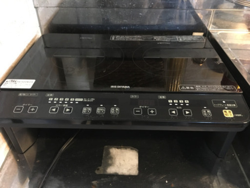 値下げ！アイリスオーヤマ 2口IHクッキングヒーター