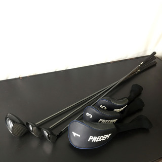 中古☆BRIDGESTONE PRECEPT PD1 初心者向け 練習用 男性用 クラブ12本セット バッグおまけ★の画像