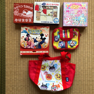 パズル、えあわせ、かるた 6点セット