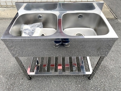 中古 アズマ 二層シンク KP2-900