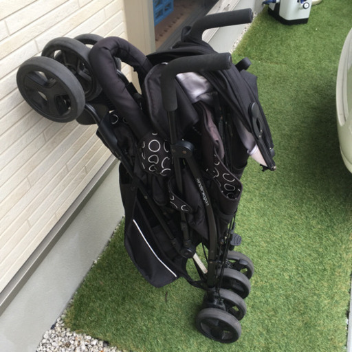 DUO シティHOP二人乗り ベビーカー 縦型