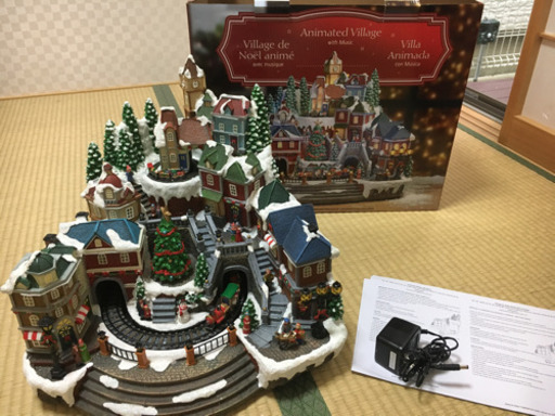 クリスマス美品★アニメーテッド トレイン ウィレッジ