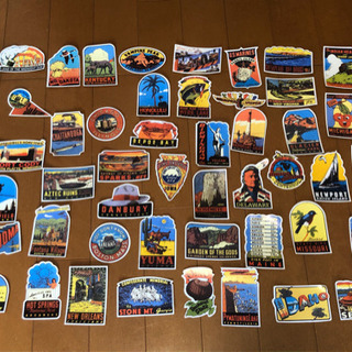 USA ステッカーパック　46ピースの画像