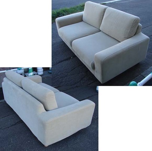 《商談中》19N0082 E 無印良品 ソファ ２人掛け 布製 W161D88H72cm 中古 状態良 良品計画