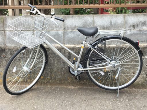 確約済【新品】自転車 27インチ オートライト 物々交換OK