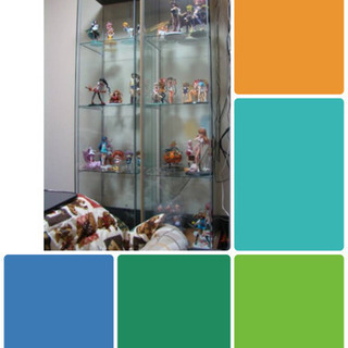 フィギュアケース ガラスケース 新品 棚 未使用 イメージ画像 ...