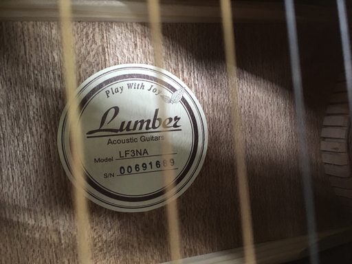 Lumber LF3NA アコースティックギター
