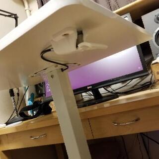 値下げ！！昇降式スタンディングデスク　新古　ほぼ新品の画像