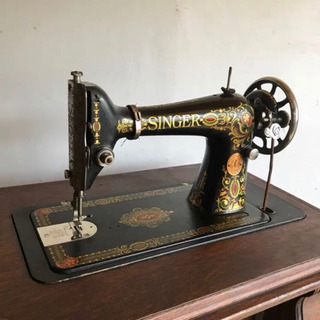 イギリス 英国 SINGER シンガー ミシン 足踏み テーブル アンティーク