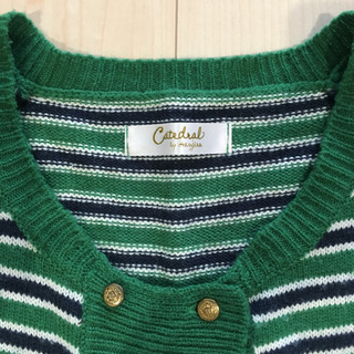 Catedral by Hanjiro ストライプ柄カーディガン トップス♡の画像