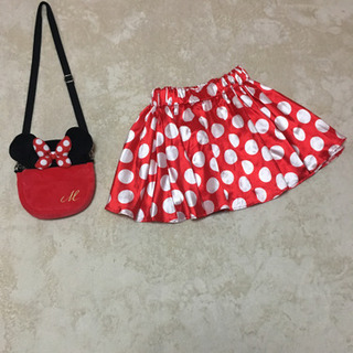 値引き可！ミニーちゃん大人用スカート&ショルダーセット
