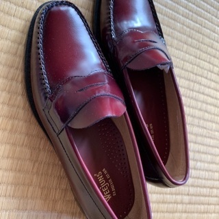 ローファー G.H  BASS  JPN26.5cm US 8 1/2  Ｄワイズ BURGUNDYの画像
