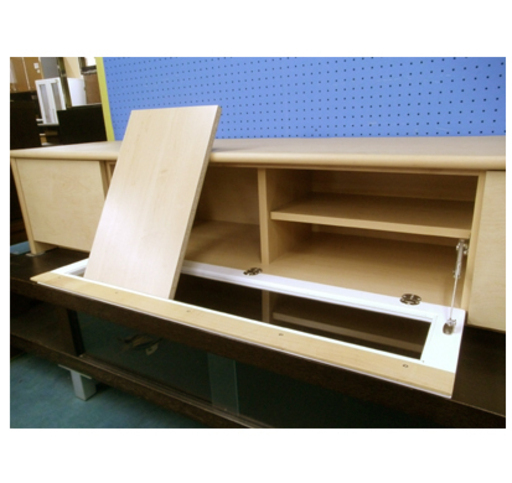 札幌【TVボード 2トーンカラー 引出し付き】幅1802mm ローボード テレビボード TV台 テレビ台 本郷通店