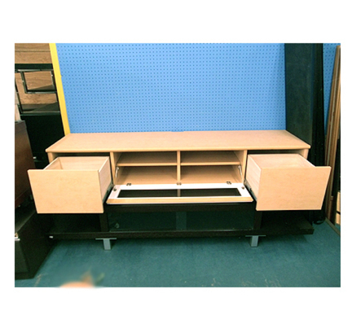 札幌【TVボード 2トーンカラー 引出し付き】幅1802mm ローボード テレビボード TV台 テレビ台 本郷通店