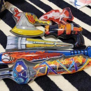 【値下げ】戦隊ビニール玩具