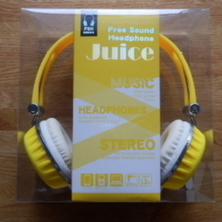 フリーサウンドヘッドホンＪｕｉｃｅ（黄色）