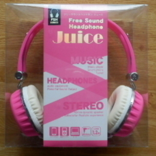フリーサウンドヘッドホンＪｕｉｃｅ（ピンク）
