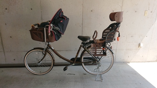 ママチャリ 前後子供乗せ