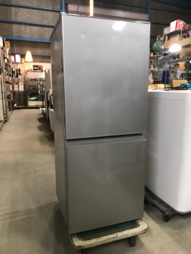 凹みあり激安！ AQUA ノンフロン冷凍冷蔵庫 AQR-13G(S) 126L