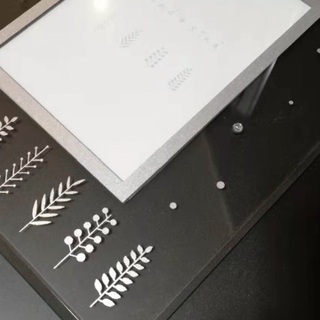 ガラスフォトフレーム(写真立て)　三種類　新品の画像