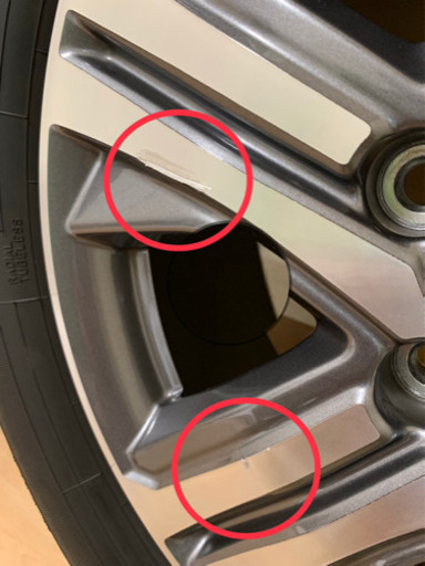 値ステップワゴンスパーダハイブリッドの純正ホイールタイヤセット