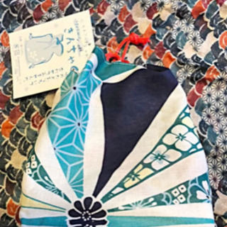 ☆新品☆ 浴衣用 巾着袋 リバーシブルの画像