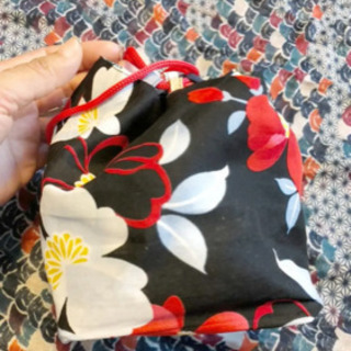 ☆新品☆ 浴衣用 巾着袋 リバーシブルの画像