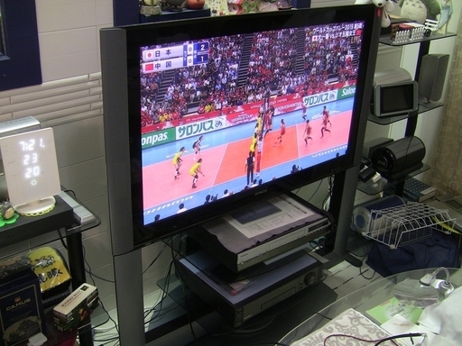 ◎ HITACHI　42型 プラズマテレビ 中古完動美品!! 純正リモコン付 ◎