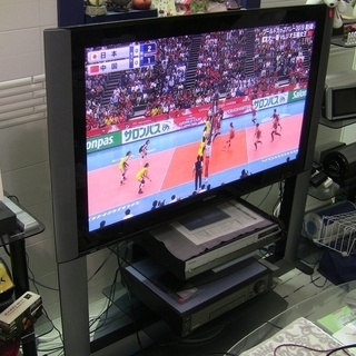 ◎ HITACHI　42型 プラズマテレビ 中古完動美品!! 純正リモコン付 ◎