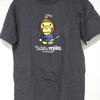 【新品】Tシャツ　baby milo Mサイズ　濃グレー