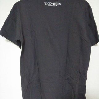 【新品】Tシャツ　baby milo Mサイズ　濃グレーの画像