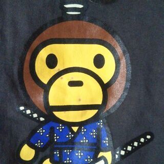 【新品】Tシャツ　baby milo Mサイズ　濃グレーの画像
