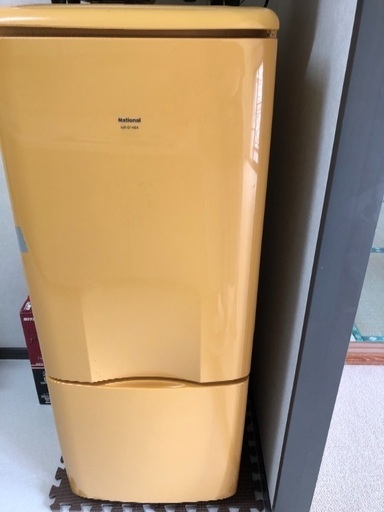 冷蔵庫2ドア・ナショナル・スタイリッシュオレンジ137L