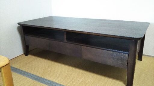 ローテーブル　ほぼ新品　木製　こげ茶